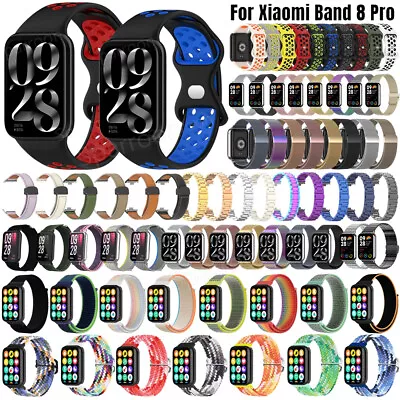 For Xiaomi Mi Band 8 Pro Smart Watch Metal/Silicone/Leather Band Strap Bracelet • $14.69