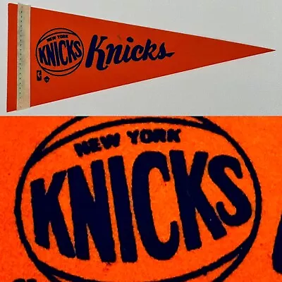 Vintage NY New York Knicks Knickerbocker NBA MINI Pennant Basketball 4x10 • $19.95