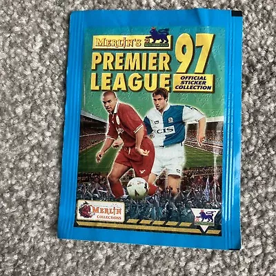Merlin Premier League Football Stickers Sealed Pack 1997  • £4.47