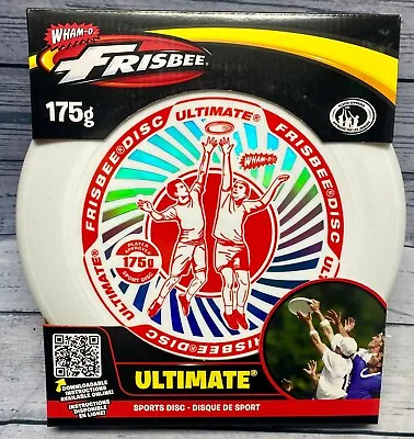 £11.58 • Buy Wham-O Ultimate Frisbee Disk Sports Disc 175 Grams - White, Red & Blue *NIB*