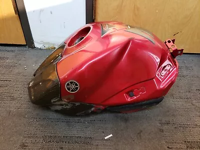 07-08 Yamaha YZF R1 YZFR1 Gas Fuel Tank Cell Carbon Fairing OEM RED • $233.99