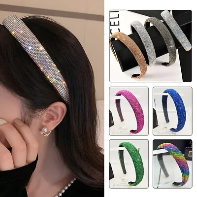 Fashion Womens Jewel Gems Headband Crystal Hair Band Girls Ladies Shiny Headwear • £5.18