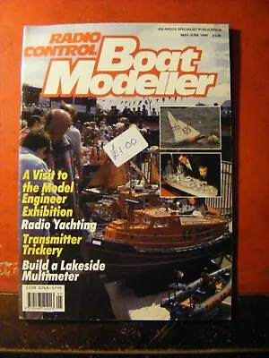 Radio Control BOAT Modeller Magazine - May June 1990 • £1