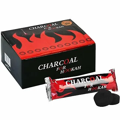 Hookah Shisha Premium Charcoal Discs Pipe Tablets Flame Lite Incense Burner Uk • £8.29