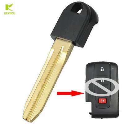 $5.04 • Buy Uncut Emergency Blank Insert Prox Key Blade For Toyota Prius Hybrid Smart Remote