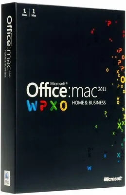 Microsoft Office For MAC Home And Business 2011 (1 User) #New • $123.05