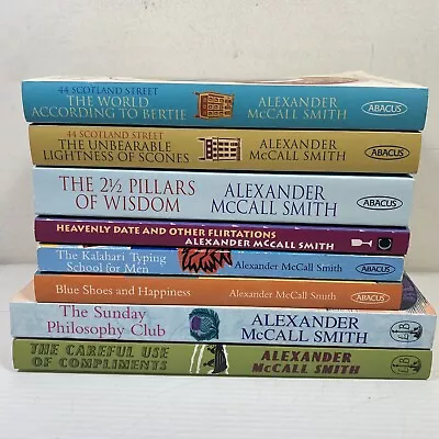 8 Lot Alexander McCall Smith- Blue Shoes And Happiness Sunday Philosophy Club+6 • $49.95