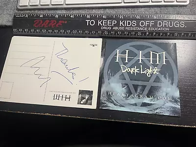 Him H.i.m. Band Signed Autograph Ville Valo Postcard Promo • $16.99