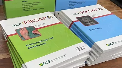 11 Books — MKSAP 17 — The American College Of Physicians — ACP — Parts A & B • $16