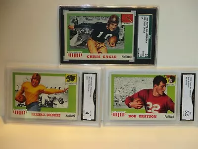 1955 Topps All American Graded Lot Of Three • $29.99