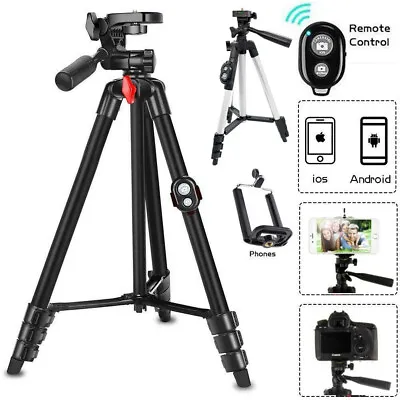 $14.69 • Buy Professional Camera Tripod Stand Holder Mount For Samsung IPhone &Remote Control