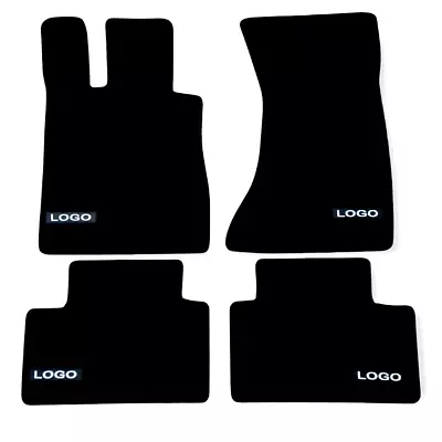 Velour Car Floor Mats For Mercedes S Class AMG W220 Auto Liners Waterproof Black • $42.43