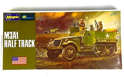 Hasegawa US Army M3A1 Half Track Model Kit 706-130  1/72 Scale Sealed Vintage • $19.95