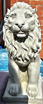 Latex Mould Of A Sitting Lion 20 Cms Tall X 13 X 9cms Free Postage   • £18