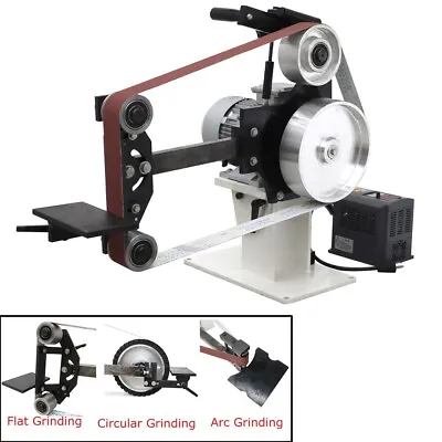 71  Industrial Belt Sander Grinder Knife Polishing Machine 3 Sets Grinding Wheel • $1334.80