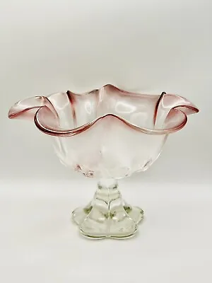 Mikasa Rosella Pink Frosted  Footed Candy Dish • $23