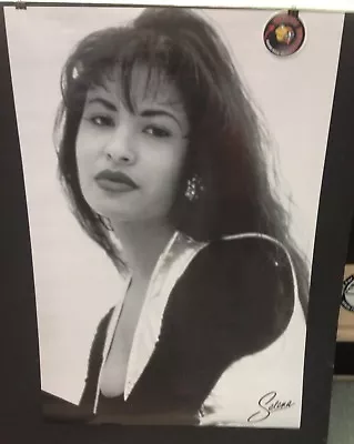 Selena Quintanilla Black White Photo Graphic 24  X 36  Poster Piranha Records • $10