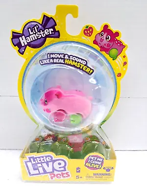 Little Live Pets Lil' Hamster Strawbles Interactive Toy Ages 4+ Scurries NEW • $17.79