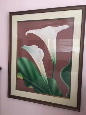 Brian Davis Framed Calla Lilly • $200