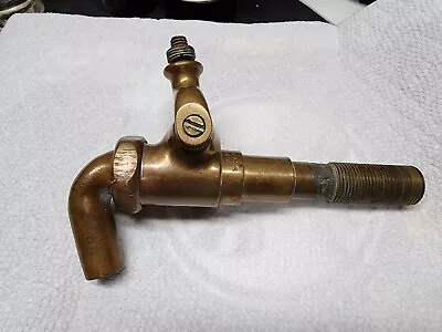 Vintage Antique Solid Brass Beer Tap Republic Cleveland OH Knob Sign • $60