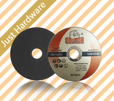 ULTRA THIN METAL CUTTING DISC STAINLESS Steel 4'' 4.5'' 5'' 9'' 14'' 100 125 Mm • $11.20