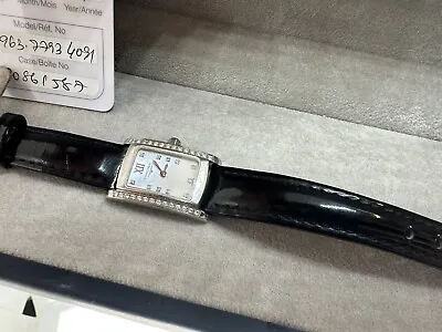 Longines Lady's Diamond Set Dolce Vita Watch With Mother Of Pearl Dial • £800