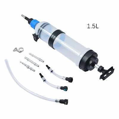 $36 • Buy 1.5L Gearbox Oil Suction & Filler Fluid Transfer Hand Pump Tool Syringe Gun Set