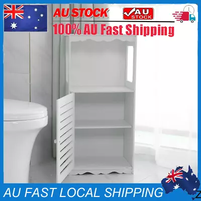 Bathroom Toilet Storage Cabinet Laundry Cupboard Standing Corner Rack Shelf✅ • $36.45