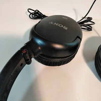 SONY MDR-NC8 Noise Cancelling Folding Headphones (BLACK) 💥💥 WORK • $12.99