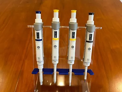 2 Sets Of 4 Eppendorf Research Plus Pipette 2.5202001000uL -  CALIBRATED • $1200