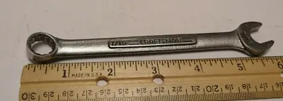 Craftsman 7/16in. Combination Wrench Vintage VA 44694 12Pt Made In USA • $8.35
