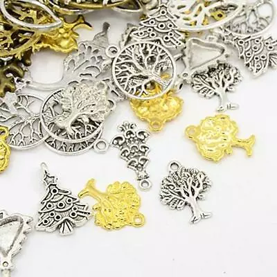 £2.99 • Buy TIBETAN STYLE TREE OF LIFE CHARMS PENDANTS 30g RANDOM MIX Shape C177