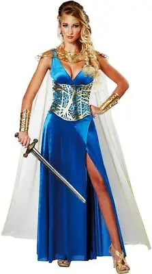 California Costume Medieval Warrior Queen Adult Women Halloween Outfit 01590 • $15.22