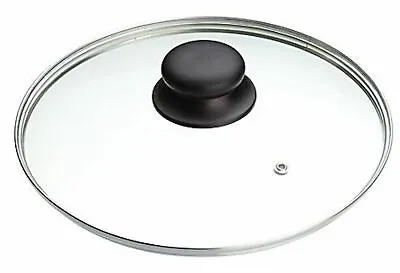 Glass Lid Pan Saucepan Wok Frying Pan Lid 14 16 18 20 22 24 26 28 30 32 34 36cm • £3.99