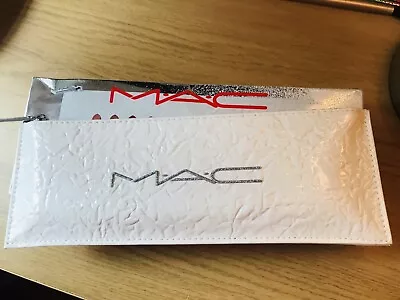 MAC Makeup 12 Mini Size Lipstick Storage Bag Leather Look Gift Travel Cosmetics • £6.99