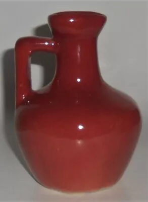 Zanesville Stoneware Pottery Company Small Maroon  LN Jug • $22.48