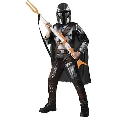 Rubies Disney Star Wars The Mandalorian Child Unisex Fancy Dress Costume • £26.49