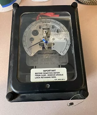 GENERAL ELECTRIC 700X64G1 WATTHOUR METER  3 Phase DSM-63 2 Stator • $125