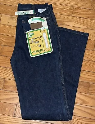 Vintage 80s NOS Deadstock Sanforized No Fault Wrangler Jeans 29x31 • $89.99