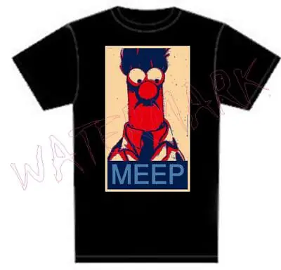 Beaker: Hope=Meep Muppets Election Obama Parody T Shirt • $30.99