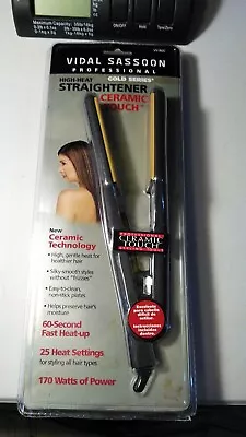  Vidal Sassoon Professional Gold Series High-Heat Straightener170W • $34.99