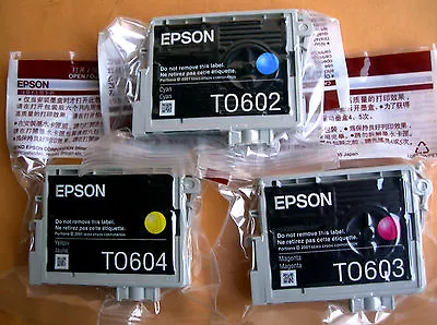 Genuine Epson 60  Ink T060520 T0602 - T0604 C6888 CX3800 4200 4800 5800F 7800 • $26.89