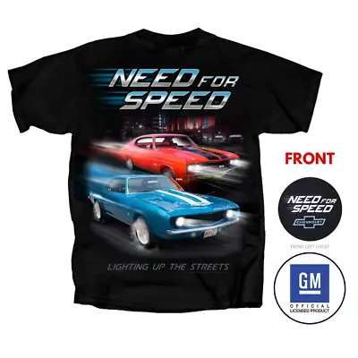 Chevrolet Camaro Need For Speed Chevelle Muscle Cars T-Shirt Official Licensed • $24.99