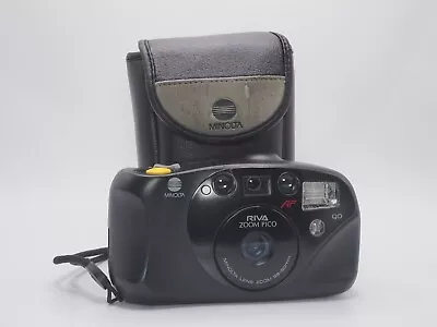 Minolta RIVA Zoom Pico 35mm Point And Shoot Compact Film Camera Powers On • $20