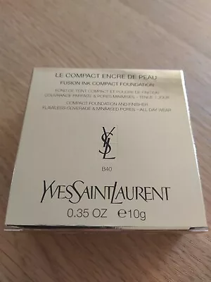 Genuine YSL Fusion Ink Compact Foundation Shade B40 Brand New  • £15.99