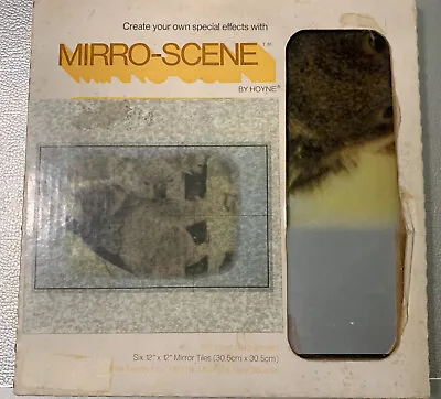 Vintage 1975  Mirro-Scene Koala Bear 6 12x12 Mirror Panels Tiles 6 Sq Ft NIB • $21.25