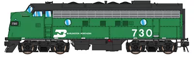 Intermountain N EMD F7A Burlington Northern BN #730 DC LED 69277-06 • $155.68