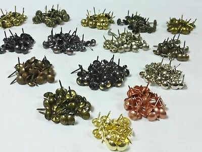 £49.99 • Buy DECORATIVE UPHOLSTERY NAILS Tacks Studs Pins Furniture (28 Colour Finishes)