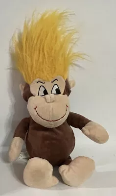 Monkey Troll Doll Plush Toy Yellow Hair K&K • $4.99