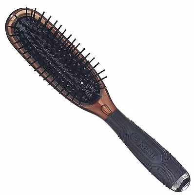 Kent Faux Tortoiseshell HEADHOG Cushion Nylon Ball Tipped BRUSH Head Hog • £8.54